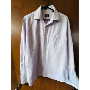 Boss by Hugo Boss men’s shirt, lavender size 16, 34/35